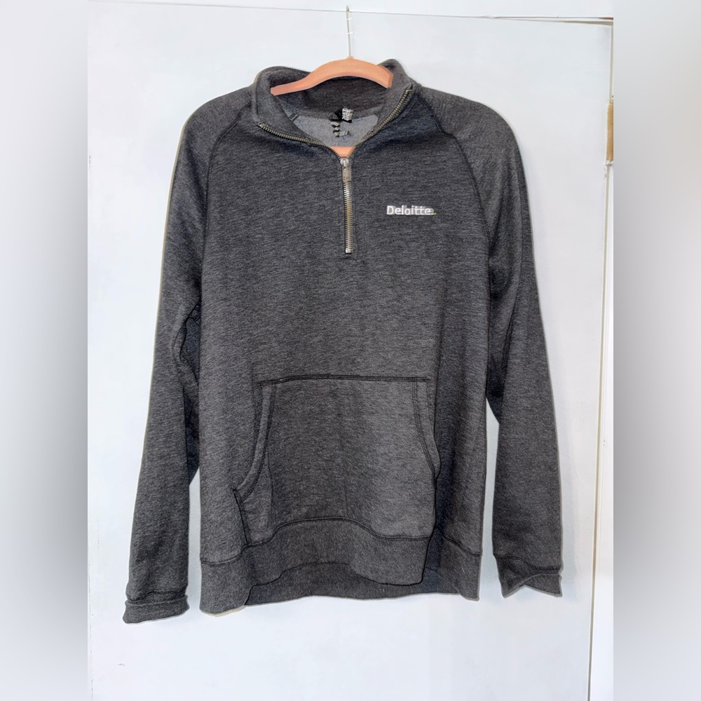 Deloitte zip up hoodie